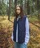 Fluke Oversized Quilted Vest Navy Fvt203