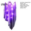 Spooky Holiday Entrance Decor Halloween Hanging Light Up Ghost Decoration, Large Flying for Horror Scene Layout Accessories Front Yard Patio