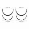 4x Carbon Fiber Car Center Side Air Vent Cover Trim For Mini R55 R56 R57 2007-10
