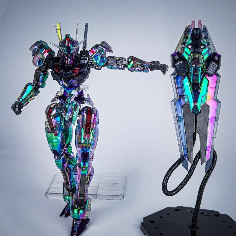 In Stock Fm Laser Iridescent Aerial Assembly Model Kit Laser Cool Action Figures Desktop Ornament Boy Surprise Gift Collectible
