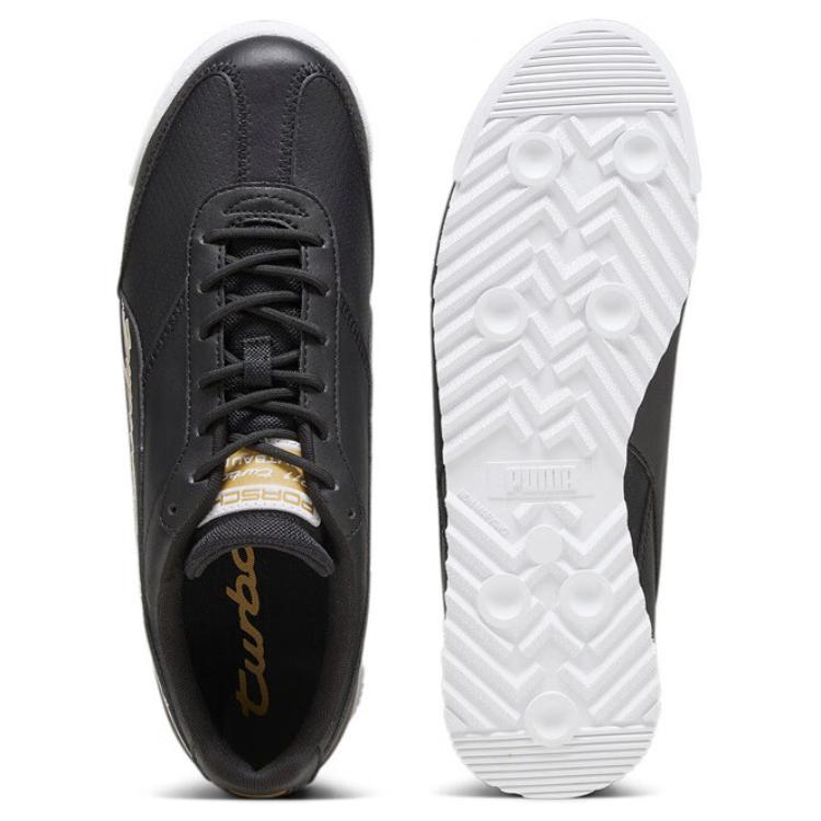 Puma Porsche Design Roma Unisex Sneakers Black White Gold 307730-01