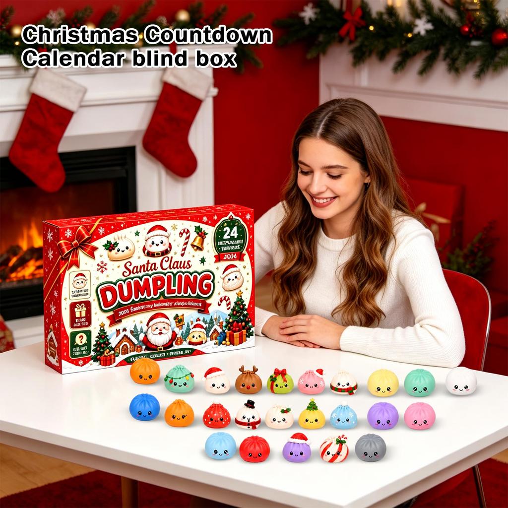Christmas Countdown Calendar, Holiday Surprise Countdown Calendar Set