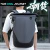 Roll-up Backpack, High-end Men's Business Trip, Travel Backpack, Large-capacity Boarding, Laptop Bag, School Bag.