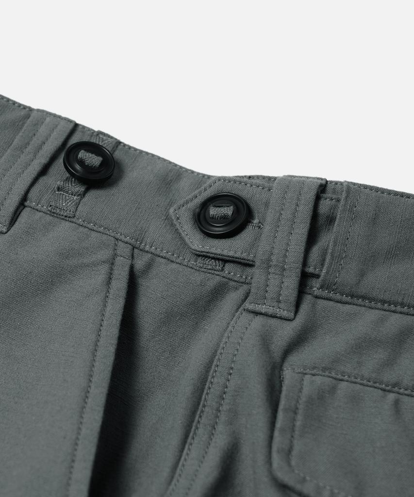 FRIZMWORKS Backsatin Royal Navy Combat Pants _ Steel Gray