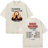 Vintage Washed Robbie Williams BRITPOP Tour 2026 Double Sided T Shirt Men's Women Clothing Fashion High Quality Cotton T-shirts