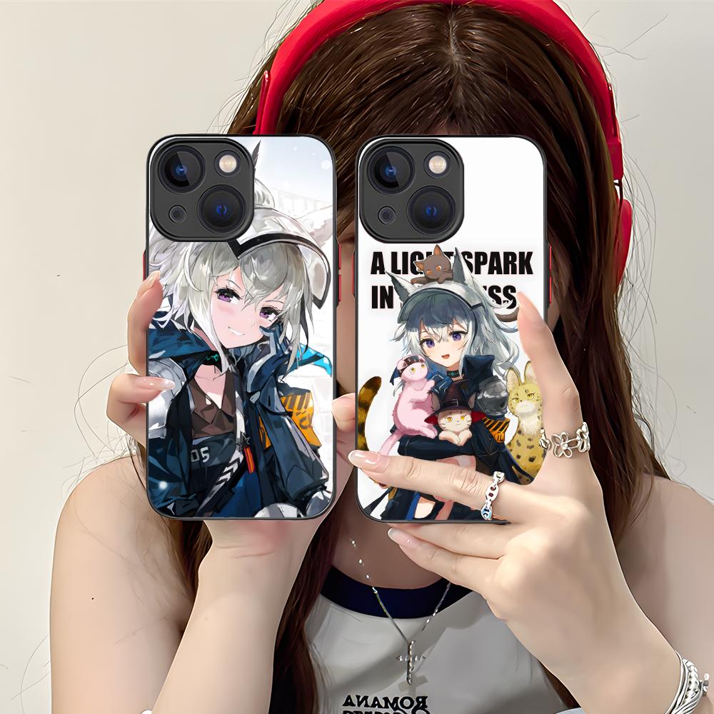 Arknights Grani Silicone Mobile Phone Case for iPhone 17 16 15 14 13 12 11 X XR XS Air Pro Max Plus Mini Colorful Cover