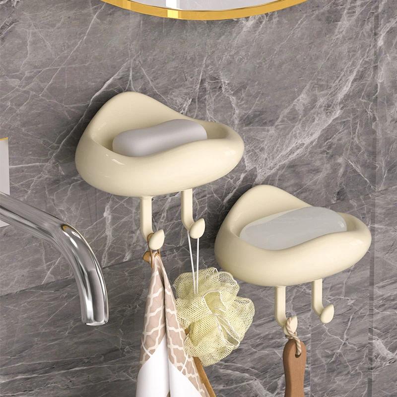 Creative Clouds Soap Box Draining Non-slip Soap Dish Bathroom Accessories Sea White Soap Holder For Home Bath