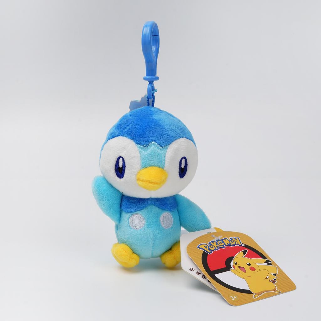 Kawaii Anime Plush Keychain Pikachu Eevee Mew Squirtle Bulbasaur Soft Stuffed Toy Bag Charm Pendant Kids Birthday Gift