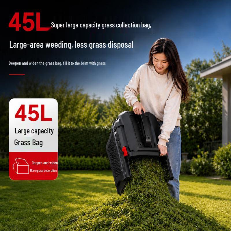Longlida Cordless Hand-Push Electric Lawn Mower CN plug (adapter included)