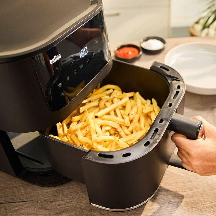Braun HF5030 Horkovzdušná fritéza 6L 1700W 8 programů Dotykový LCD Černá