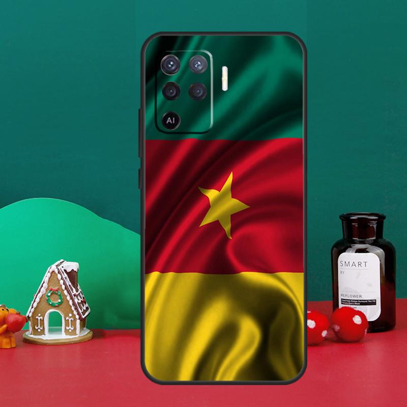 Republic of Cameroon Flag Case For Oppo A40 A60 A80 A6 A5 Pro A15 A16 A17 A57 A94 A74 A54 A76 A96 A18 A38 A58 A78 A98