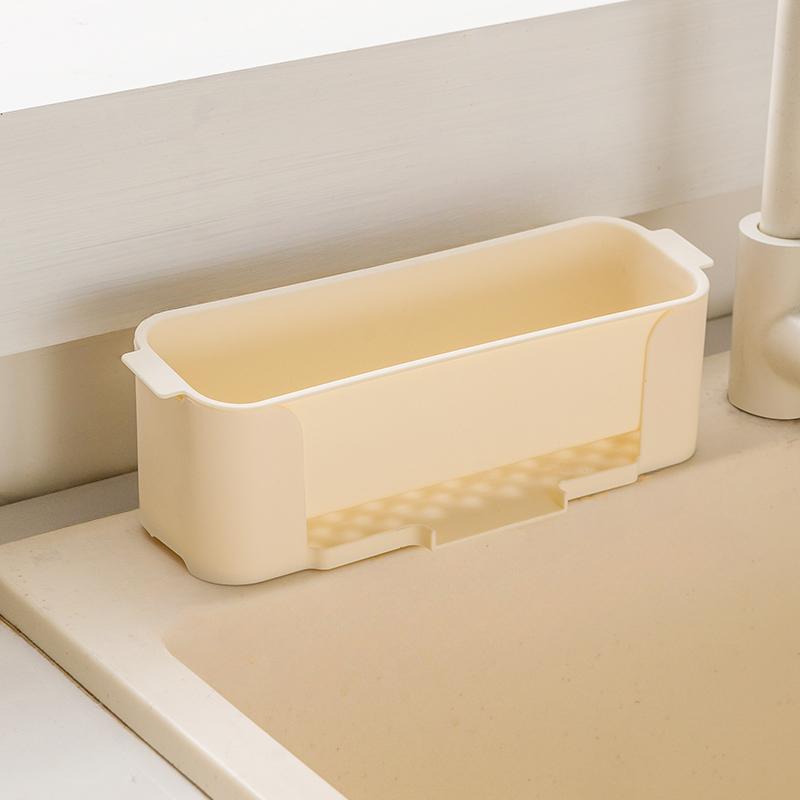 1/2pcs Kitchen Sink Drain Rack, Kitchen Sponge Cloth Drain Rack, Countertop Large Capacity Cloth Washing And Storage Rack