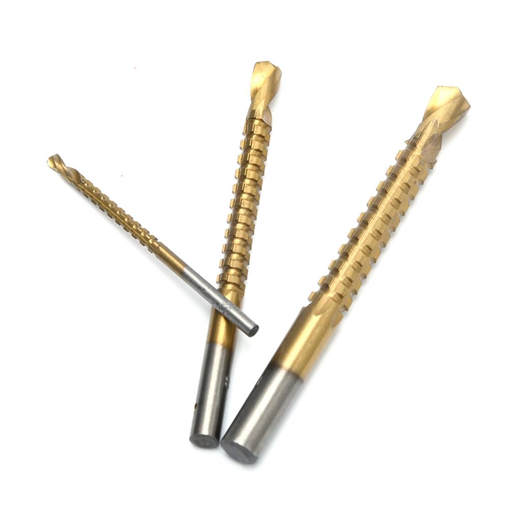 Step Drill Bit Saw Drill Bits Set for Cutting Metals Plastic Copper Aluminum Wood Steel Aluminium Drilling High Hardness