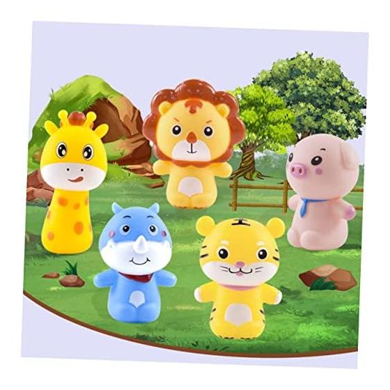 KOMBIUDA 2 Sets Animal Finger Puppets Toys for Toddlers Finger Play Role Playing Storytelling Party Favors Toddler Games