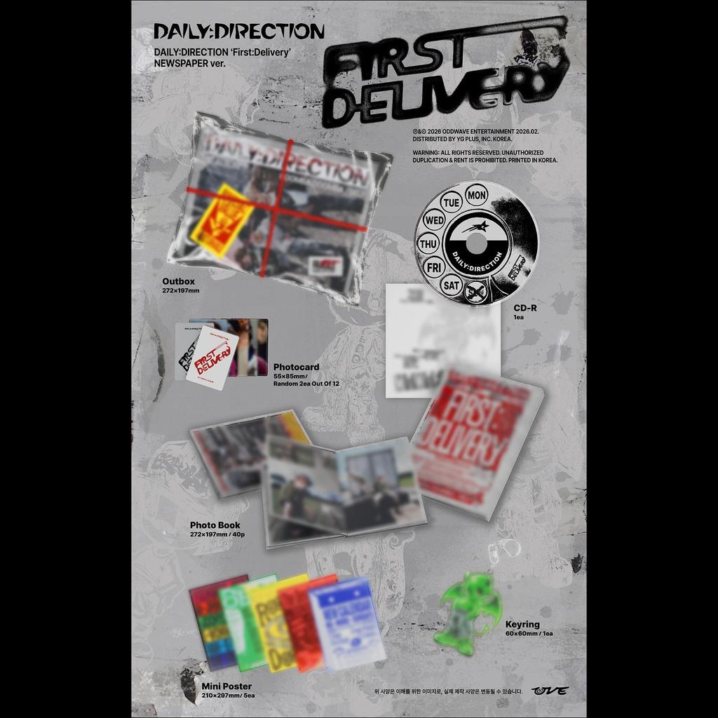 DAILYDIRECTION [FirstDelivery] (NEWSPAPER Ver.  EXPRESS Ver.) + Free Gift