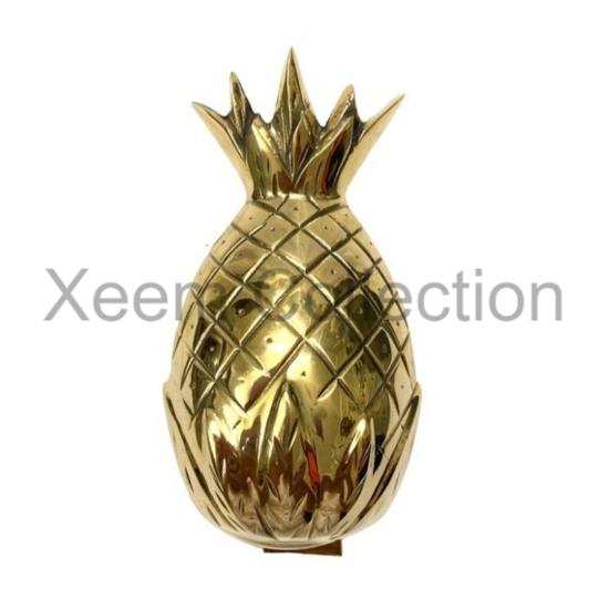 Żeglarski antyczny mosiądz błyszczący ananas kołatka do drzwi, mosiężna kołatka do drzwi do domu, wystrój domu, wystrój biura, prezent świąteczny