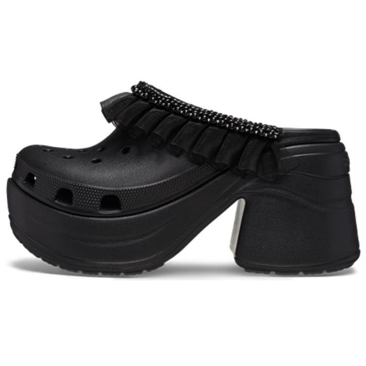 Crocs Eva Casual Versatile Clogs Women Footwear Black 210689-001
