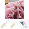Premium Long Handle Bath Shower Brush With Durable Construction And Exfoliating Mesh Loofah