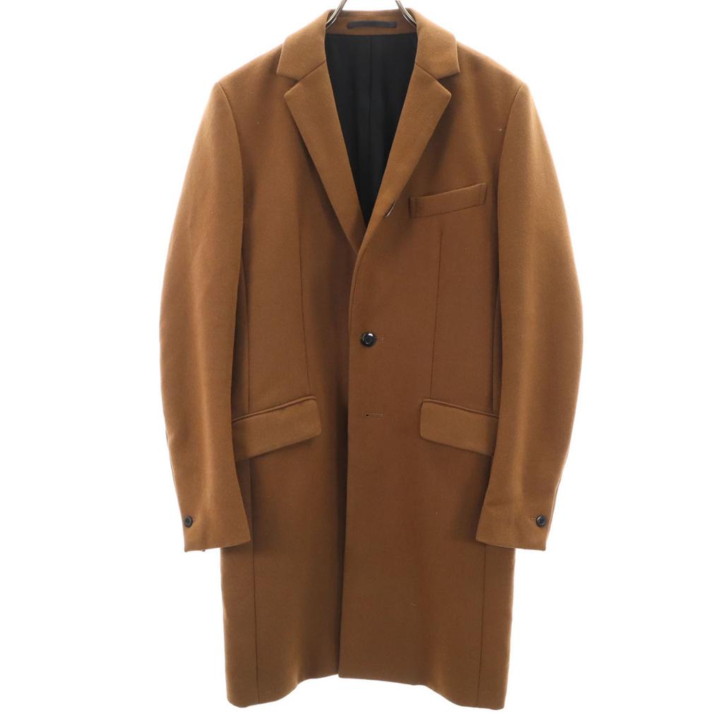 ATTACHMENT Made in Japan Cashmere Blend Flat double layer melton Chester coat Men's Used