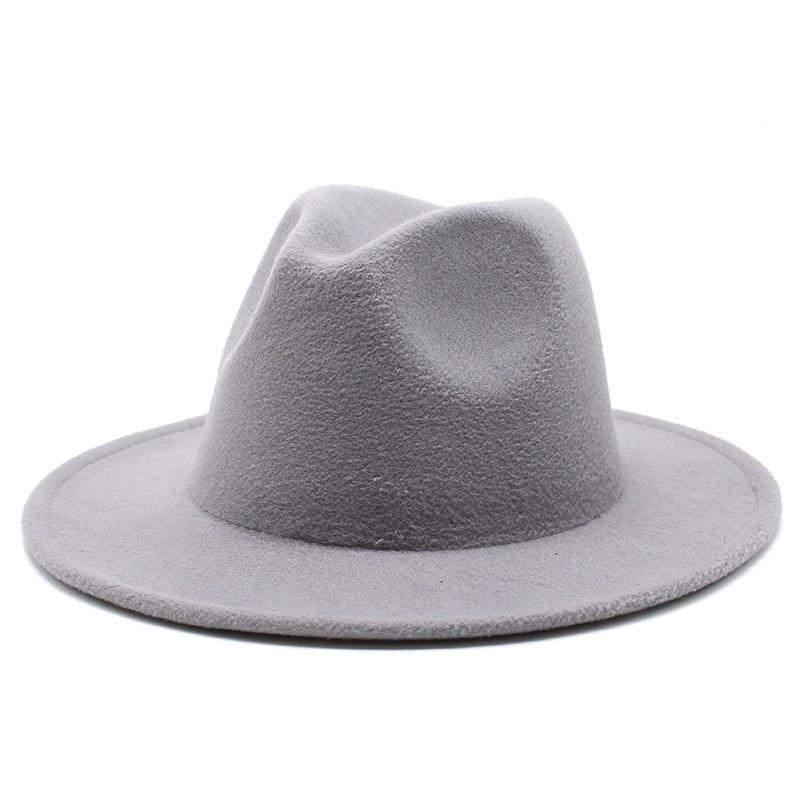 Cappello Fedora in Feltro di Lana per Uomo e Donna Con Protezione Solare e Traspirabilità Per la Moda Estiva