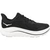 HOKA Clifton 10 Running Black and White Cushioned Sneakers for Walking and Jogging and Size Shoes, (1162030-BWHT), Men's, Ultra-Lightweight, (Black