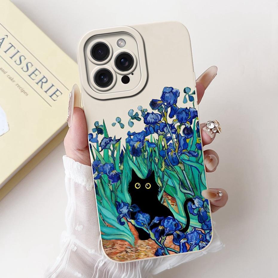 Objektiv-Schutzhülle für iPhone 15 Pro Max iPhone15 15Pro Niedlich Lustig Cartoon-Stil Gelee Silikon Weiche Handyhüllen