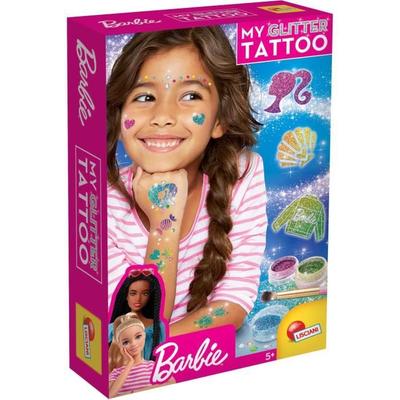 Barbie-Tattoos – LISCIANI – Barbie – Glitzer-Tattoo – Glitzer-Tattoos – Sicheres und geprüftes Material