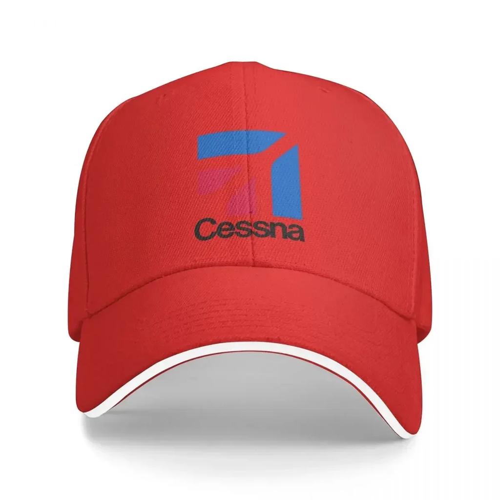 New Cessna Logo Cap Fashion Casual Baseball Caps Adjustable Hat Hip Hop Summer Unisex Baseball Hats Customizable Polychromatic