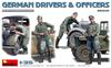 MiniArt Scale German Soldier Driver Officer Set Plastic Model Kit MA35345 1/35 & (4 Figures)