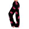 Women's Casual Loose Fit Pants with Elastic Waist, Printed Sleep Pants