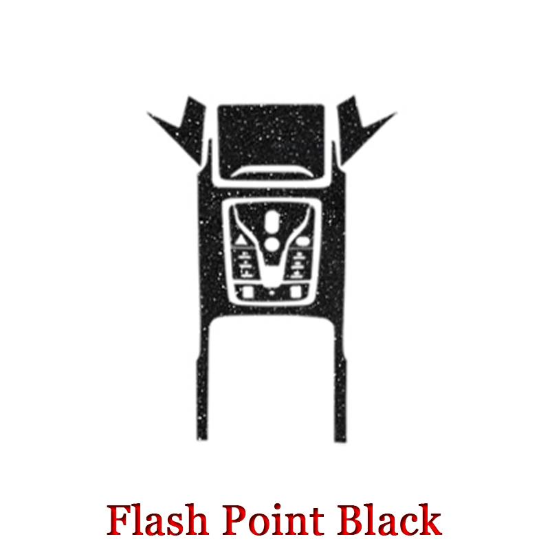 

Наклейка на салон автомобиля для BYD TANG EV 2022 2023, наклейка на панель передач автомобиля, защитная пленка для коробки передач, черные аксессуары из углеродного волокна