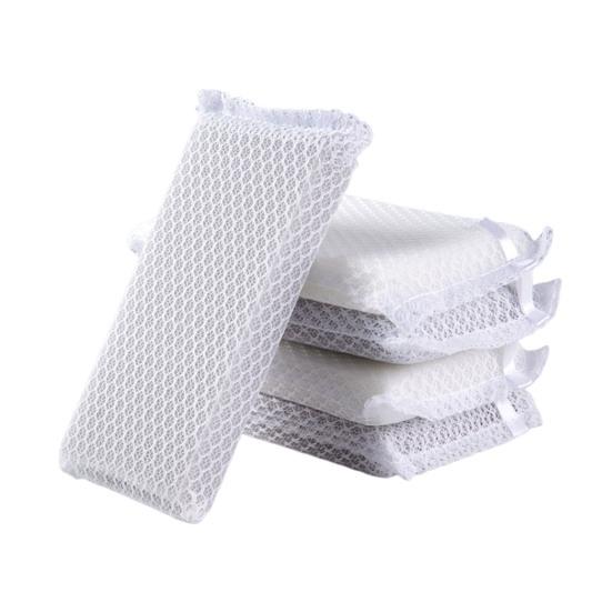 5/10Pcs Cleaning Sponge Unique Mesh Surface Strong Decontamination Lightweight Dishwashing Sponge
