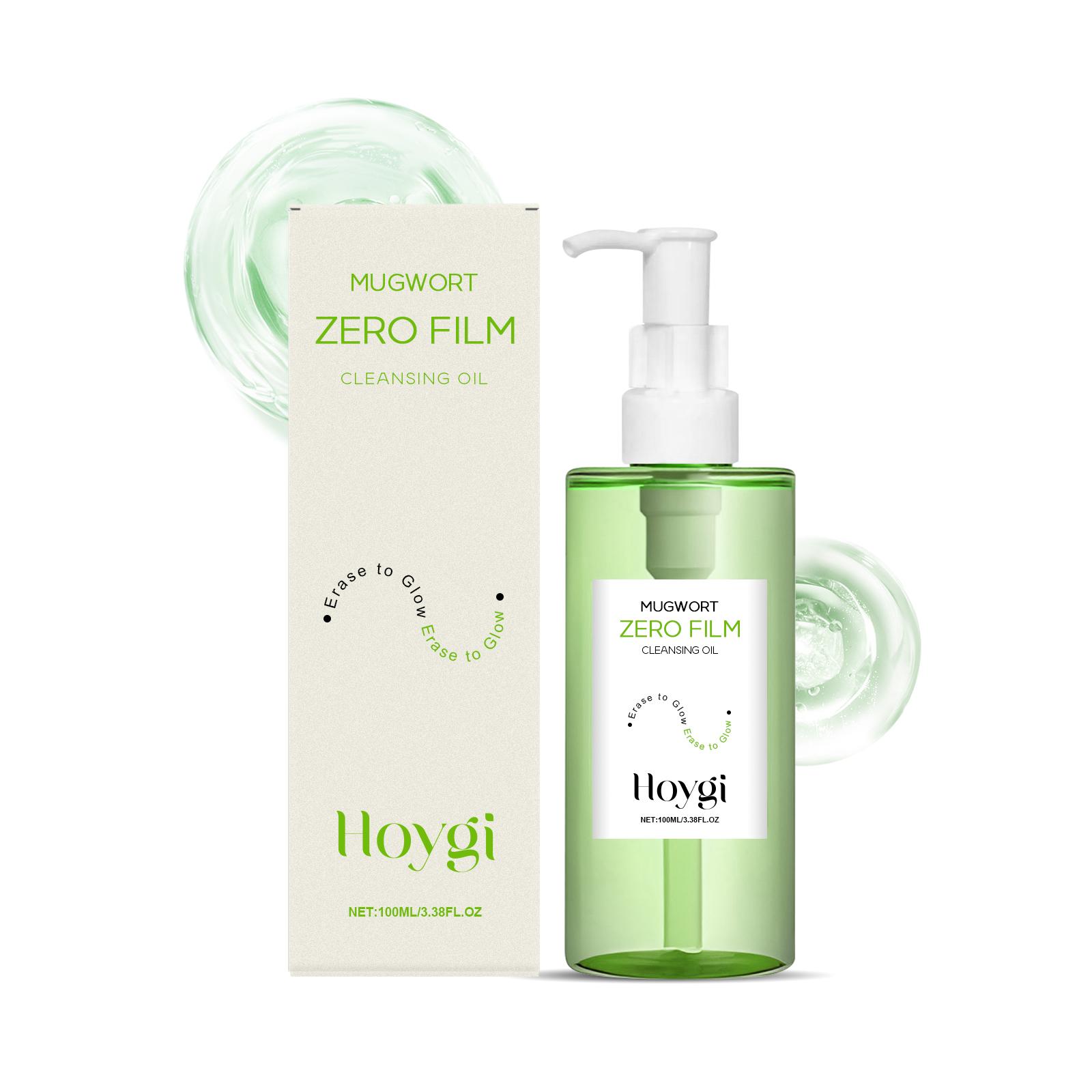 

HOYGI Mugwort Cleansing Oil Makeup Remover Dirt Deep Cleansing Pore Shrinking Refreshing Non Irritating Makeup Remover Oil 100ml 100ml