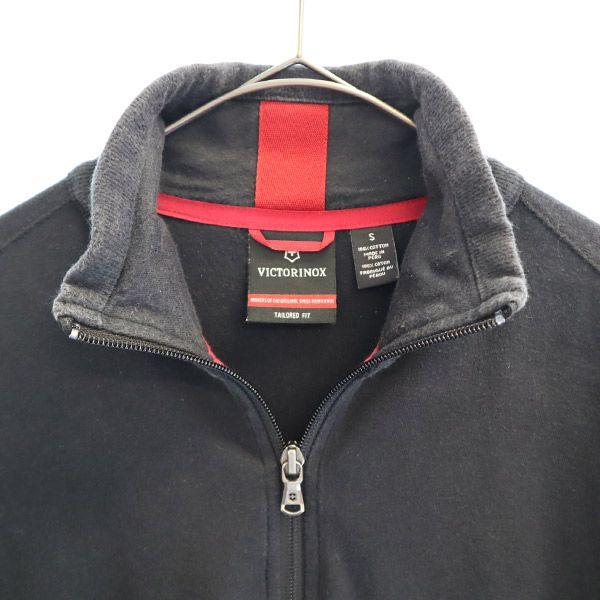 Victorinox sweat Zip jacket S black Men's Used