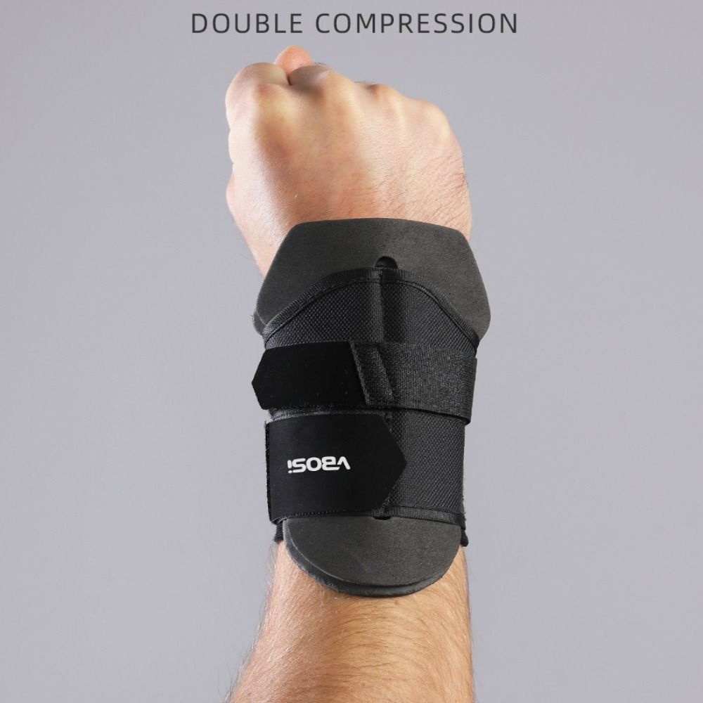Sponge Filled Wrist Hand Support Black Wrap Protector Wrist Hand Brace  Sports Safety Accessories