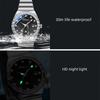 New Women Watch Round Quartz Diamond-Studded Wristwatch Date Luminous Waterproof Stainless Steel Watch Ladies Gift Relojes Para