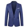 Men's Slim Fit Casual Blazer: One-Button Fashion Business Suit Jacket