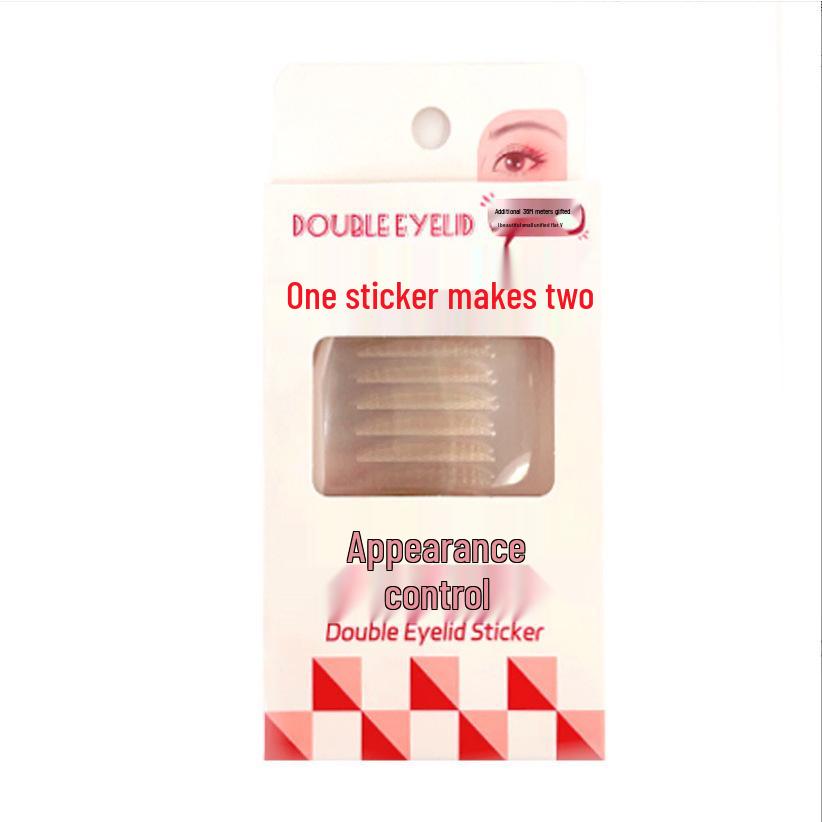 Ke Qi Invisible Lace Double Eyelid Stickers - Natural, Seamless, Long-Lasting Eye Enhancers for Inner Double Eyelids (126 + 36 Free)