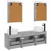 Bathroom Cabinet Set 5 Pcs Grey Sonoma 50 X 14.5 X 70 Cm