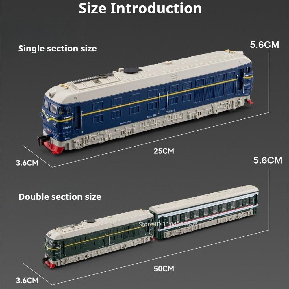 1:32 Df4B Train Alloy Models Toys Diecast Cars With Light Music Miniature Vehicles Slide Forward Trains Toy Toddler Kids Gifts