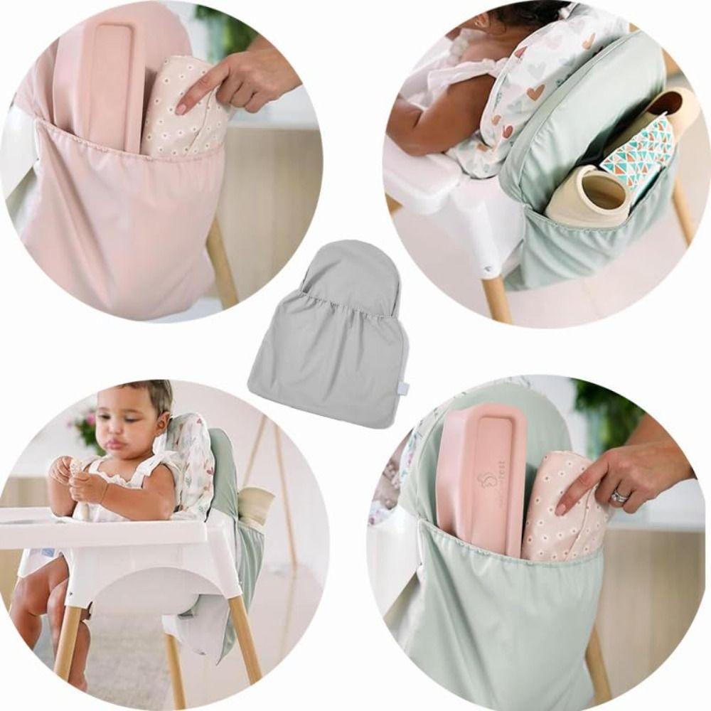 Portable High Foot Dining Chair Cover Organiser Bag Dining Chair Back Storage Bag