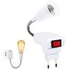 Douille E27 avec interrupteur sans fil, orientable 360° – Support lampe LED intérieur (sans ampoule)