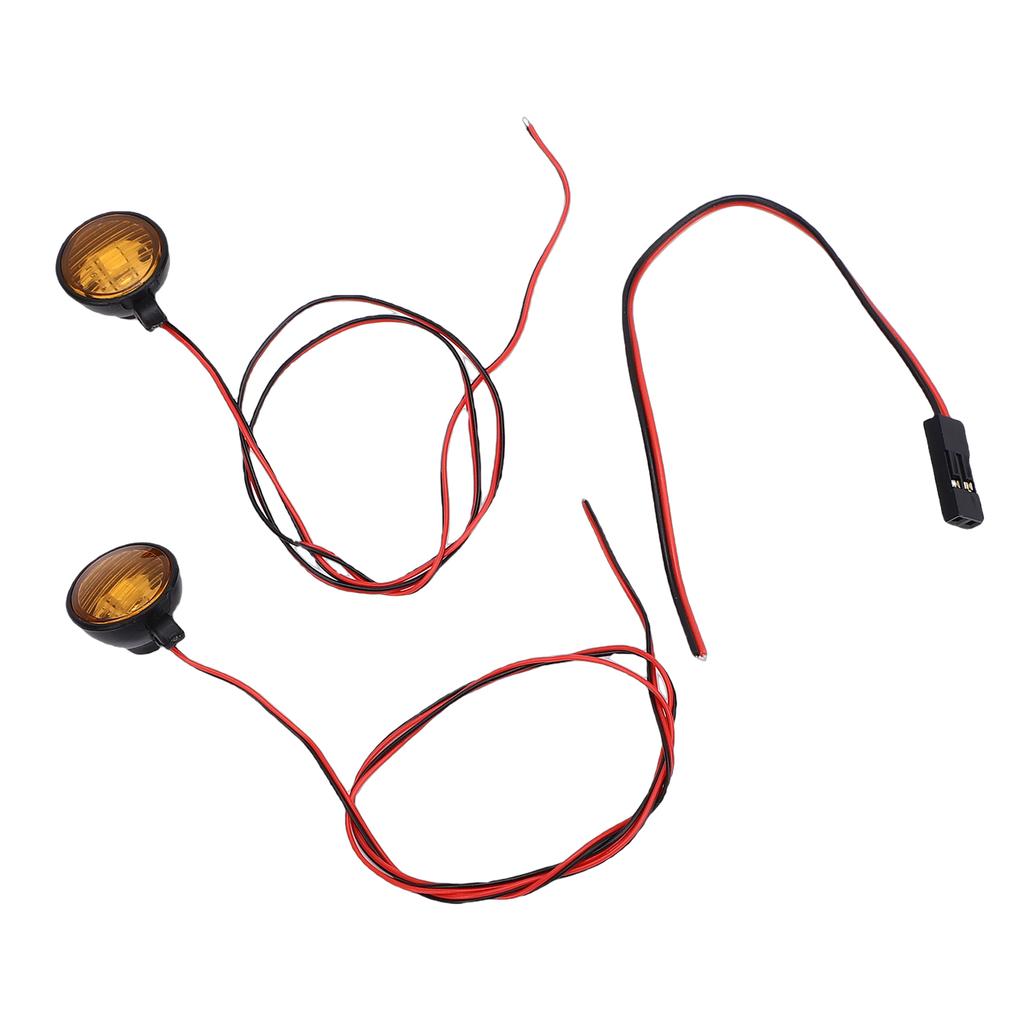 Remote Control Cars Spotlights with   Metal Mounts Round LED RC Car Lights