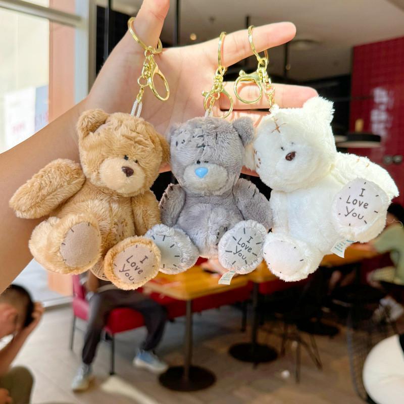 You To Me Tatty Teddy Plush Keychain Pendant With Embroidery Design For Gift