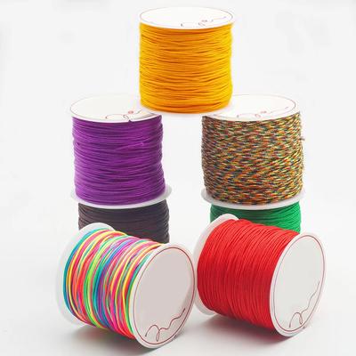 1 Rolle Gewebter Jadefaden Schmuck Perlenzubehör DIY Material Armband Halskette Gewebte Kordel Linie Länge 50m