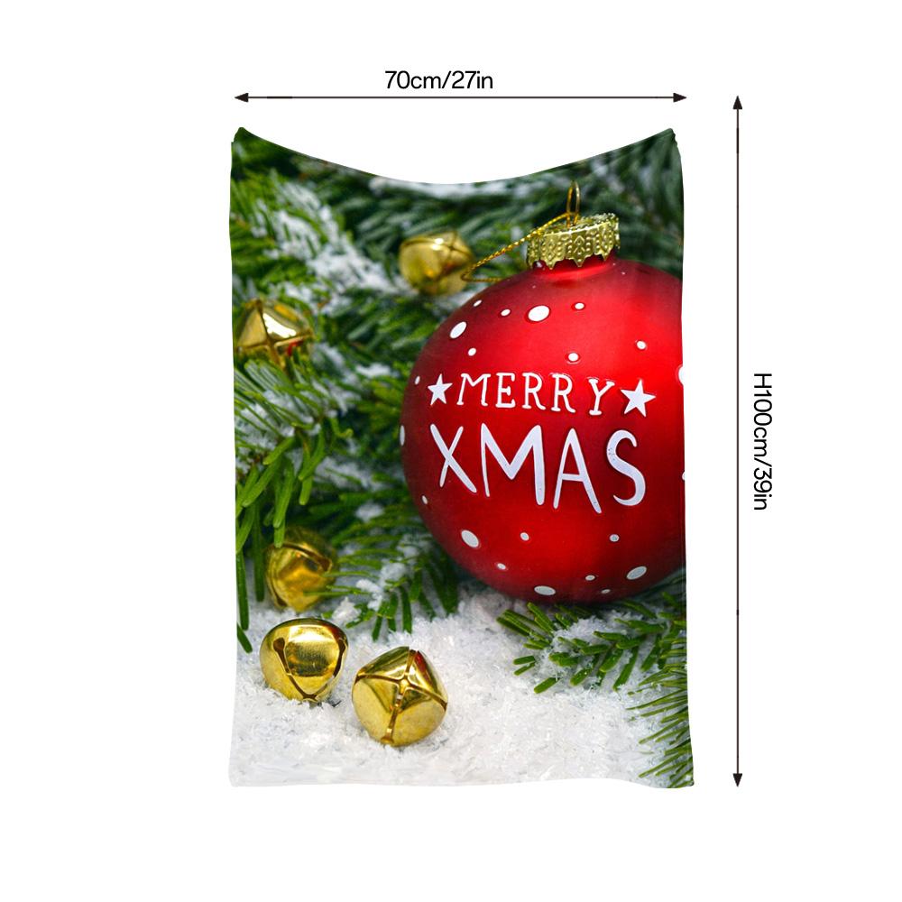 Tuniu Christmas Red Gift Blanket Soft Cozy Warm Throw Blanket for Sofa Bed Home Decoration