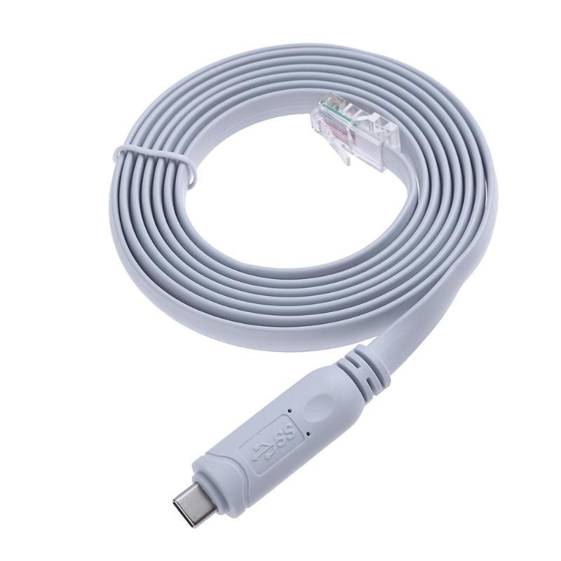 USB Type C to Rj45 Console Cable for Routers New MacBook Laptops 6Ft