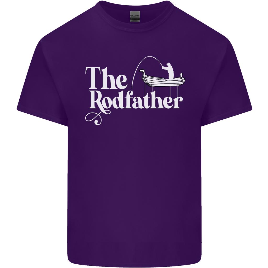 The Rodfather Funny Fishing Rod Father Unisexs Light Cotton TShirt