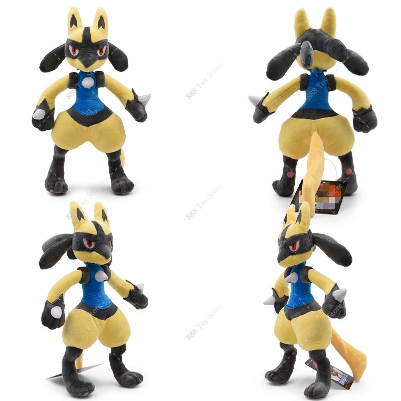 Cute Shiny Riolu Plush Toy Soft Stuffed Animal Doll Kids Birthday Gift