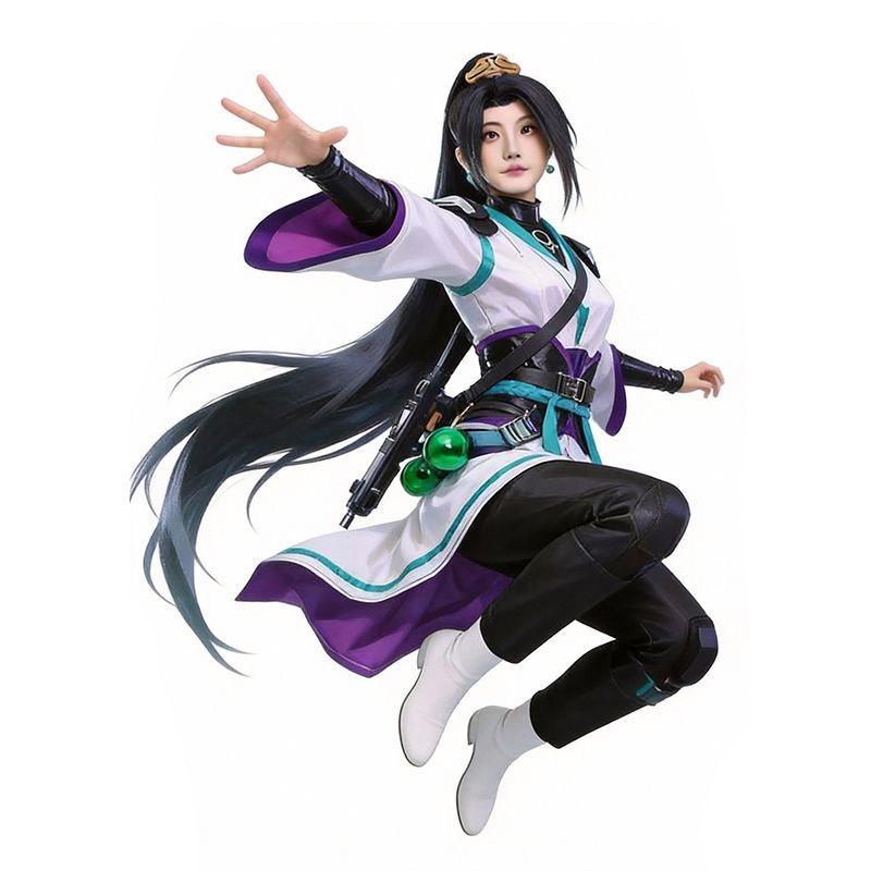 Anime Sage Cosplay Costume Wig Game VALORANT Sage Costume Wig